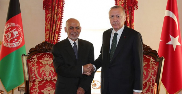 Cumhurbaşkanı Erdoğan, Afganistan Cumhurbaşkanı Gani İle Bir Araya Geldi
