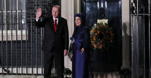 Cumhurbaşkanı Erdoğan, NATO Üyesi Ülke Liderleri Ve Eşleri Onuruna Verilen Akşam Yemeğine Katıldı