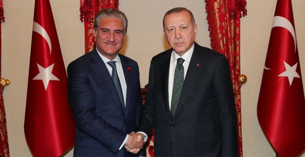 Cumhurbaşkanı Erdoğan, Pakistan Dışişleri Bakanı Kureyşi İle Görüştü