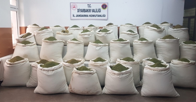 Diyarbakır'ın Lice İlçesinde 1 Ton 36 Kg Esrar Ele Geçirildi