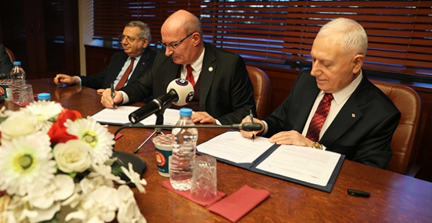 ATO Ve Başkent Üniversitesi Arasında Yapılan İşbirliği Protokolünü, Baran Ve Haberal İmzaladı