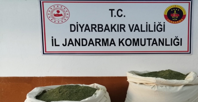 Diyarbakır'ın Lice İlçesinde 62 Kg Esrar Ele Geçirildi