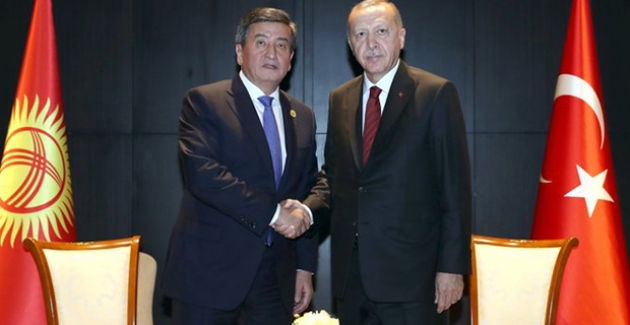 Cumhurbaşkanı Erdoğan, Kırgızistan Cumhurbaşkanı Ceenbekov İle Telefonda Görüştü