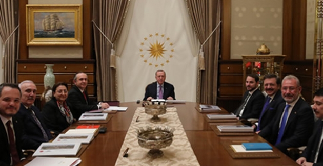 Türkiye Varlık Fonu A.Ş. Yönetim Kurulu Cumhurbaşkanı Erdoğan Başkanlığında Toplandı
