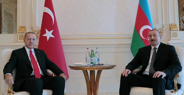 Cumhurbaşkanı Erdoğan, Azerbaycan Cumhurbaşkanı Aliyev İle Telefonda Görüştü