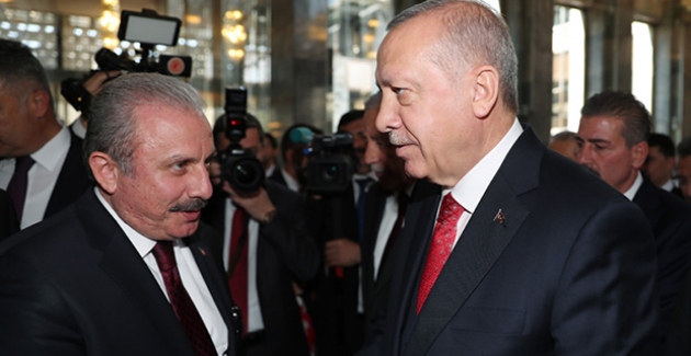 Cumhurbaşkanı Erdoğan’dan TBMM Başkanlığına Yeniden Seçilen Şentop’a Tebrik Telefonu