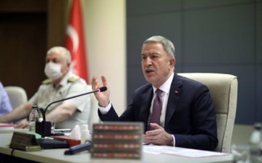 Millî Savunma Bakanı Akar, Terfi Eden Ve Atama Gören General Ve Amirallerle Bir Araya Geldi