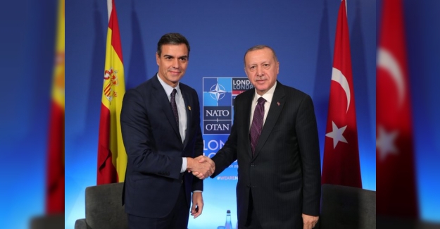 Cumhurbaşkanı Erdoğan, İspanya Başbakanı Sanchez İle Görüştü