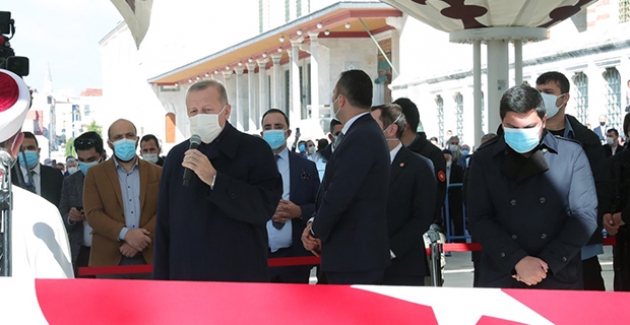Cumhurbaşkanı Erdoğan Burhan Kuzu'nun Cenaze Törenine Katıldı