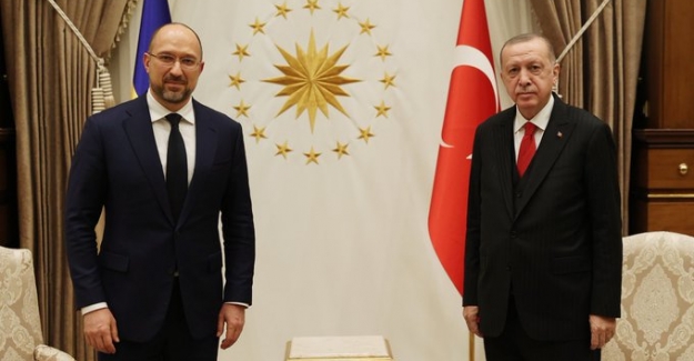 Cumhurbaşkanı Erdoğan, Ukrayna Başbakanı Shmyhal’ı Kabul Etti