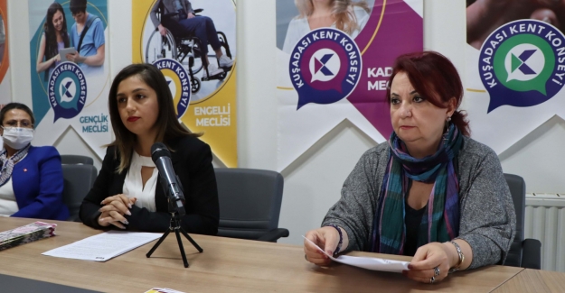 Kuşadası Belediyesi Ve Kuşadası Kent Konseyi Kadın Meclisi'nden Kadına Yönelik Şiddete Ortak Açıklama