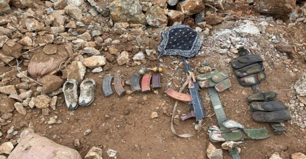 Pençe-Kaplan Operasyonu’nda Terör Örgütü PKK’ya Ait Silah ve Mühimmat Ele Geçirildi
