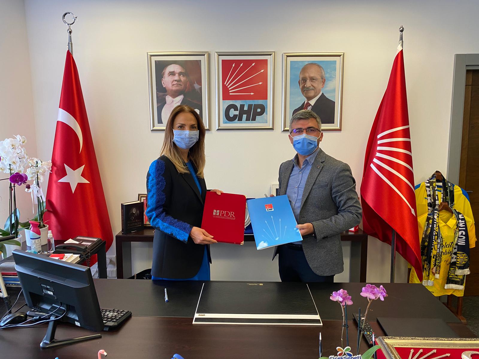 CHP Kadın Kolları Yaşamhak Hattı Türk Psikolojik Danışma Ve Rehberlik Derneği İle Protokol İmzaladı