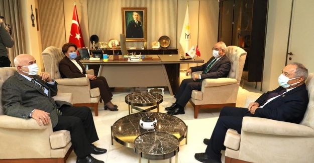 DSP Genel Başkanı Aksakal’dan, İYİ Parti Genel Başkanı Akşener’e Ziyaret
