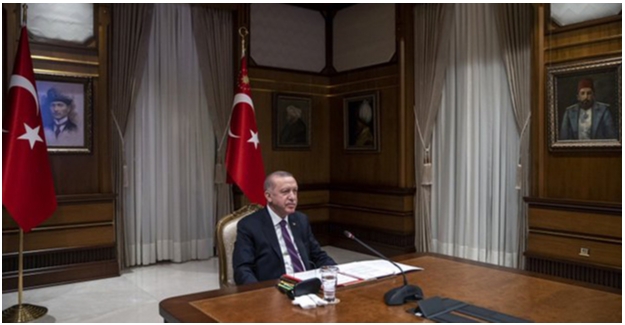 Cumhurbaşkanı Erdoğan, Fransa Cumhurbaşkanı Macron İle Video Konferans Görüşmesi Gerçekleştirdi