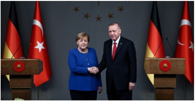 Cumhurbaşkanı Erdoğan, Almanya Başbakanı Merkel İle Video Konferans Görüşmesi Gerçekleştirdi