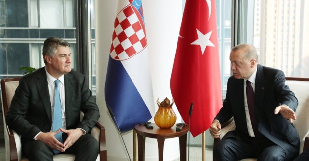 Cumhurbaşkanı Erdoğan, Hırvatistan Cumhurbaşkanı Milanoviç İle Bir Araya Geldi