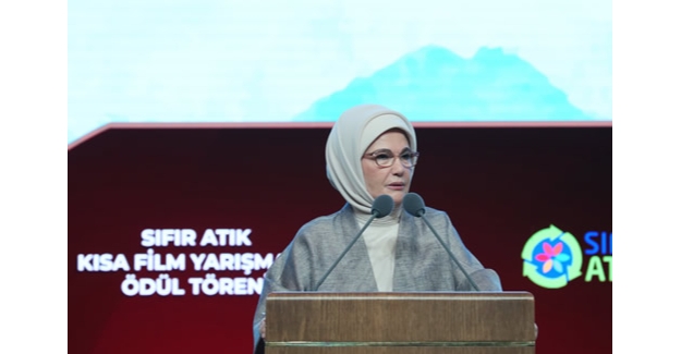 Emine Erdoğan, Sıfır Atık Kısa Film Yarışması Ödül Töreni'ne Katıldı