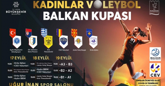 Kuşadası’nda Balkan Şampiyonası Heyecanı Yaşanacak