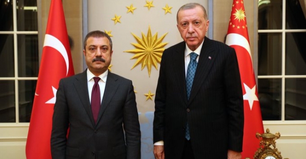Cumhurbaşkanı Erdoğan, Merkez Bankası Başkanı Kavcıoğlu'nu Kabul Etti