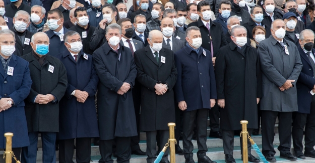 MHP Genel Başkanı Bahçeli, Güldal Akşit için TBMM'de Düzenlenen Cenaze Törenine Katıldı