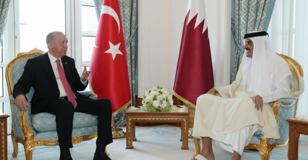 Cumhurbaşkanı Erdoğan, Katar Emiri Şeyh Temim İle Görüştü