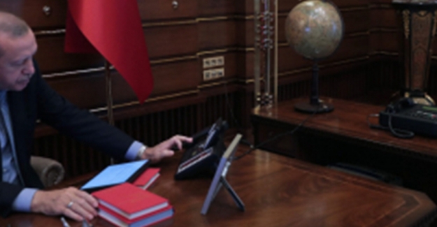 Cumhurbaşkanı Erdoğan, İngiltere Başbakanı Johnson Ve Ukrayna Devlet Başkanı Zelenskiy İle Telefonda Görüştü