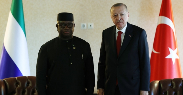 Cumhurbaşkanı Erdoğan, Sierra Leone Cumhurbaşkanı Bio İle Bir Araya Geldi
