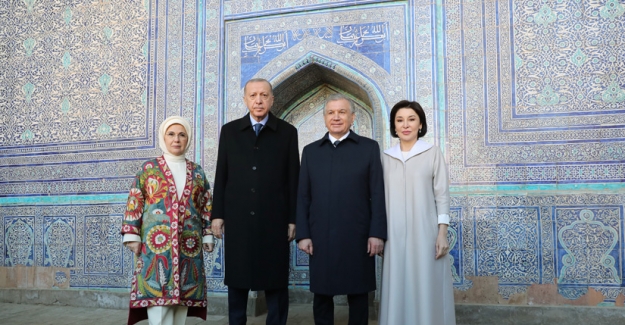 Cumhurbaşkanı Erdoğan, Türk İslam Tarihinin Önemli Merkezlerinden Hive'yi Ziyaret Etti