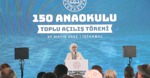 Emine Erdoğan, 150 Anaokulu Toplu Açılış Töreni’ne Katıldı
