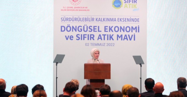 Emine Erdoğan, "Sürdürülebilir Kalkınma Ekseninde Döngüsel Ekonomi Ve Sıfır Atık Mavi" Programına Katıldı