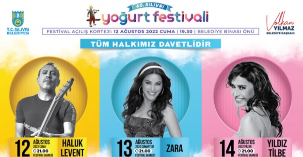 Silivri’de Yoğurt Festivali Coşkusu Başlıyor