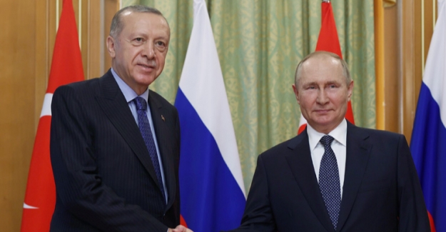 Cumhurbaşkanı Erdoğan, Rusya Devlet Başkanı Putin İle Bir Araya Geldi