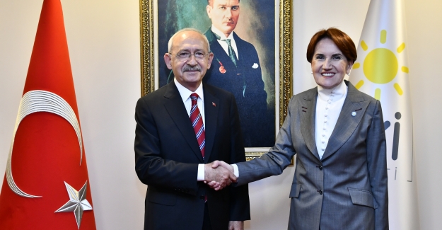 CHP Genel Başkanı Kılıçdaroğlu, İYİ Parti Genel Başkanı Akşener'i Ziyaret Etti
