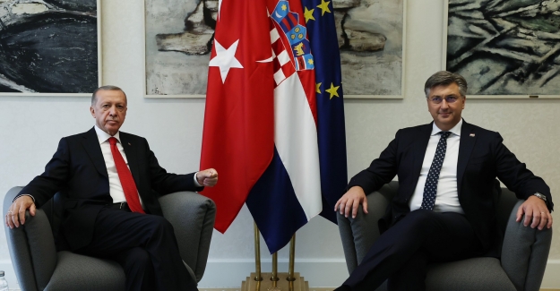 Cumhurbaşkanı Erdoğan, Hırvatistan Başbakanı Plenkovic'i Kabul Etti
