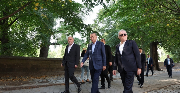 Cumhurbaşkanı Erdoğan, Central Park’ta Yürüyüş Yaptı