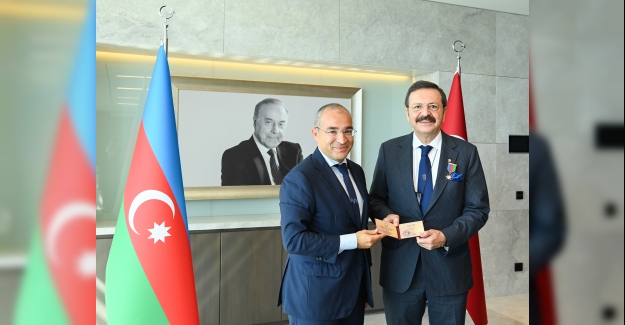 Hisarcıklıoğlu’na Azerbaycan ‘Dostluk Nişanı’