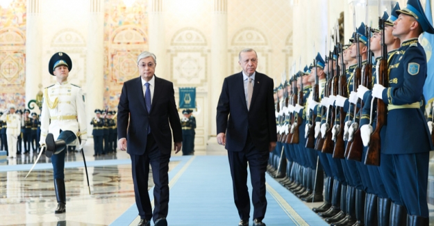 Cumhurbaşkanı Erdoğan, Kazakistan Akorda Sarayı’nda