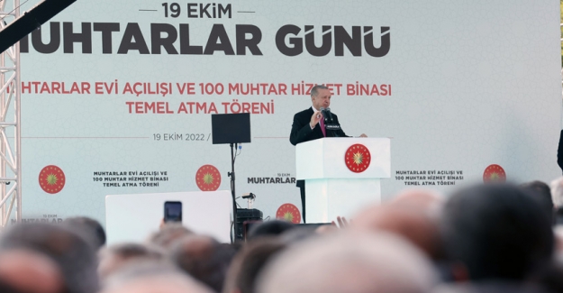 Cumhurbaşkanı Erdoğan, Muhtarlar Evi’nin Açılışını Gerçekleştirdi