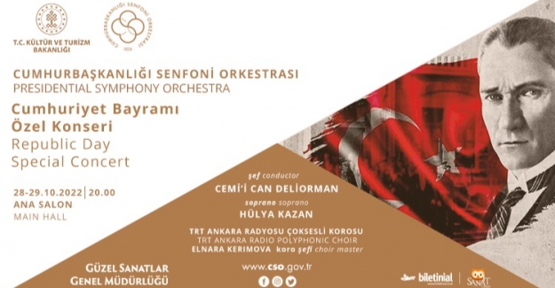 Cumhurbaşkanlığı Senfoni Orkestrası’ndan Cumhuriyet Bayramı İçin Görkemli Konser