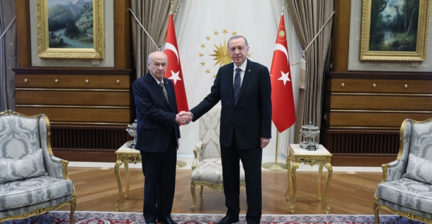 Cumhurbaşkanı Erdoğan, MHP Genel Başkanı Bahçeli’yi Kabul Etti