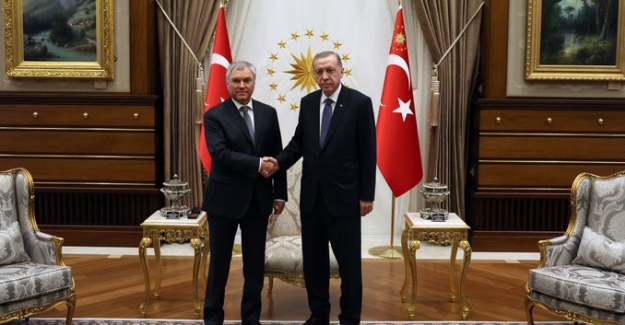Cumhurbaşkanı Erdoğan, Rusya Federasyonu Federal Meclisi Devlet Duması Başkanı Volodin İle Görüştü
