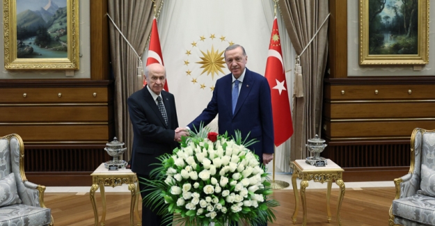 Cumhurbaşkanı Erdoğan, MHP Genel Başkanı Bahçeli’yi Kabul Etti