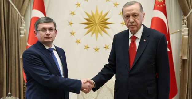 Cumhurbaşkanı Erdoğan, Moldova Meclis Başkanı Grosu’yu Kabul Etti
