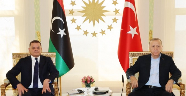 Cumhurbaşkanı Erdoğan, Libya Başbakanı Dibeybe’yi Vahdettin Köşkü’nde Kabul Etti