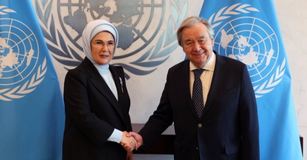 Emine Erdoğan, BM Genel Sekreteri Guterres İle Görüştü