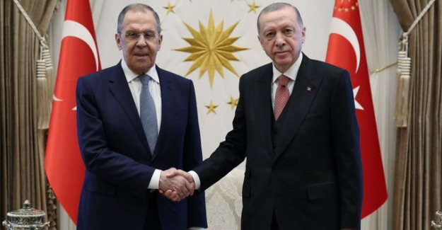 Cumhurbaşkanı Erdoğan, Rusya Dışişleri Bakanı Lavrov’u Kabul Etti