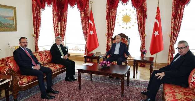 Cumhurbaşkanı Erdoğan, Uluslararası Olimpiyat Komitesi Başkanı Bach'i Kabul Etti
