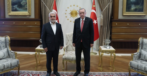 Cumhurbaşkanı Erdoğan, HÜDA PAR Genel Başkanı Yapıcıoğlu'nu Kabul Etti