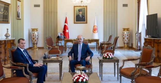 TBMM Başkanı Kurtulmuş, Zeytinburnu Belediye Başkanı Arısoy'u Kabul Etti